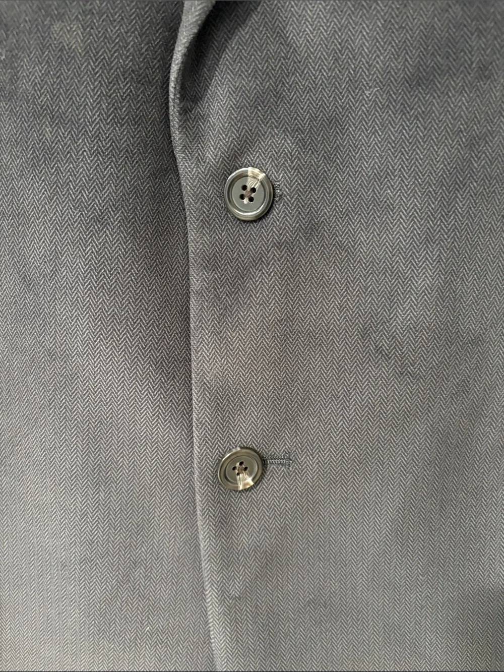 Chaps Ralph Lauren Men's Charcoal Velvet Blazer Sport Coat 44L